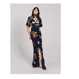 LENNI the label XENO MAXI DRESS - BLACK